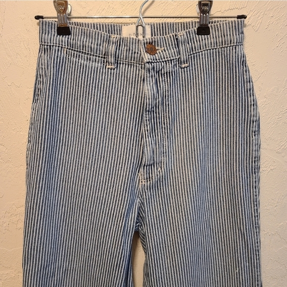 ❌️TRADED❌️ Doen Melody Hickory Stripe Jeans 25 - Picture 3 of 11